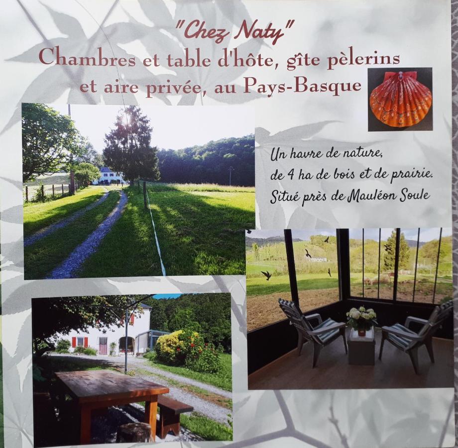 Chez Naty chambres d'hôtes au Pays-Basque Cheraute Exterior foto